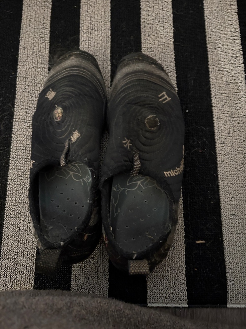 Black Men’s Slip-On Water Shoes